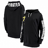 Women Pittsburgh Pirates G III 4Her by Carl Banks 12th Inning Pullover Hoodie Black,baseball caps,new era cap wholesale,wholesale hats
